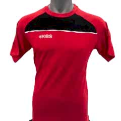 KBS Bisiklet Yaka Kırmızı Tişört