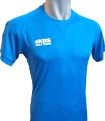 KBS Bisiklet Yaka Mavi Tişört